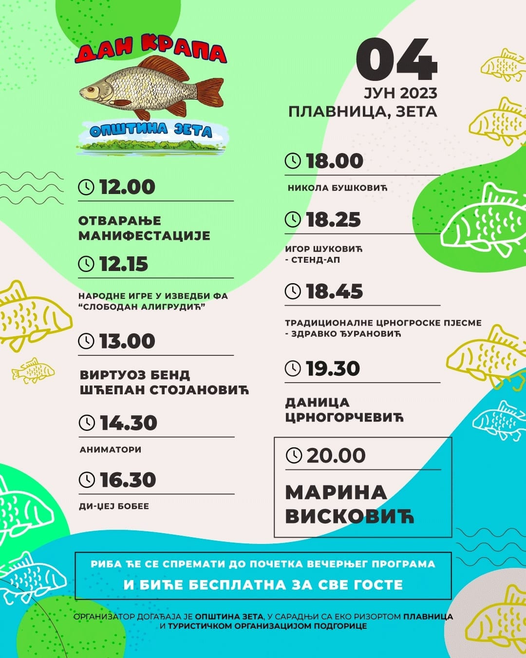 Tradicionalni Dan Krapa 4. juna na Plavnici